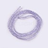 Glass Beads Strands EGLA-E057-02A-07-2