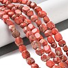 Dyed Natural Imperial Jasper Beads Strands G-U011-A02-01-2