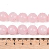 Round Natural Rose Quartz Gemstone Bead Strands G-J333-02-12mm-5