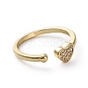 Adjustable Brass Cuff Finger Rings X-RJEW-G096-25G-2