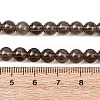 Natural Smoky Quartz Round Beads Strands G-E329-6mm-38B-3