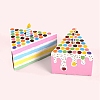 Trangle Cake Paper Candy Boxes PW-WG66127-01-1