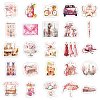 50Pcs Paper Self-Adhesive Picture Stickers AJEW-S036-10-5