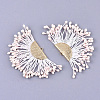 Polycotton(Polyester Cotton) Tassel Pendant Decorations FIND-T041-01-2