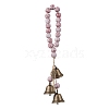 Brass Bell Key Pendant Decorations HJEW-JM04230-01-2