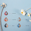 Resin & Wood Pendants RESI-OL0001-01-6