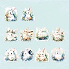 10Pcs 10 Styles Waterproof PET Stickers Set DIY-M002-01F-1