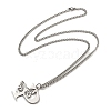 201 Stainless Steel Necklace NJEW-Q336-01P-P-1