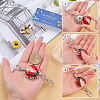 SUNNYCLUE DIY Interchangeable Flower & Bee Office Lanyard ID Badge Holder Necklace Making Kit DIY-SC0022-01-3
