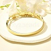 304 Stainless Steel Rhinestone Hinged Bangles for Women BJEW-U021-05G-3