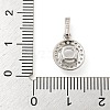 925 Sterling Silver Pendant Cabochon Settings STER-B005-20P-3