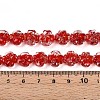 Luminous Handmade Gold Foil Glass Beads Strands FOIL-N029-01D-5