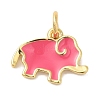 Rack Plating Brass Enamel Charms KK-L220-024G-02-1