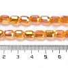 Electroplate Glass Beads Strands EGLA-D030-19D-4