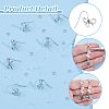 Bowknot Shape Brass Earring Hooks KK-HS0001-78P-4