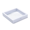 Square Transparent PE Thin Film Suspension Jewelry Display Box CON-D009-01C-05-2