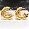 Ion Plating(IP) 316 Surgical Stainless Steel Stud Earrings for Women EJEW-C053-02G-4