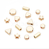 BENECREAT 36Pcs 6 Style Brass Beads and Spacer Beads KK-BC0002-26G-4