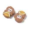 Princess Food Grade Silicone Focal Beads SIL-A008-05C-2