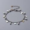 Charm Bracelets & Dangle Earrings Sets SJEW-JS01081-2