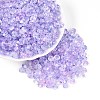 Baking Paint Transparent Glass Beads DGLA-T004-07F-3