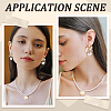 Beebeecraft 10PCS Alloy with Acrylic Imitation Pearl Pendants FIND-BBC0002-88-5