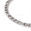 Tarnish Resistant Women' s 304 Stainless Steel Figaro Chains BJEW-JB05841-01-2