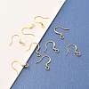 Brass Earring Hooks KK-F824-015A-G-4