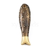 Brass Enamel Pendants KK-CBAF17A-06G-05-1