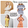 5M Polyester Pleated Lace Ribbon OCOR-MA0001-12A-7