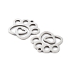 Non-Tarnish 201 Stainless Steel Pendants STAS-A090-27P-2