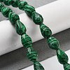 Synthetic Malachite Beads Strands G-P520-B17-01-2