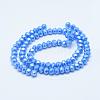 Electroplate Glass Bead Strands GLAA-E395-02-3mm-2