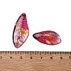 4Pcs Transparent Epoxy Resin Butterfly Wings Pendants RESI-C057-04B-3