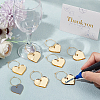 Acrylic Heart Wine Glass Charms AJEW-AB00116-3