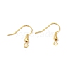 Brass Hoop Earring Findings KK-E098-01G-1