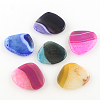 Dyed Teardrop Natural Crackle Agate Pendants G-R275-247-1