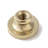 Golden Tone Wax Seal Brass Stamp Head DIY-B079-01G-H-3