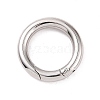 Tarnish Resistant 304 Stainless Steel Spring Gate Rings STAS-Q032-1-1