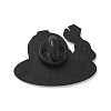 Fire Extinguishing Theme Black Alloy Enamel Pin Brooches JEWB-R272-03A-3