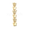 Brass Micro Pave Cubic Zirconia Big Pendants LS-KK-C164-01E-G-1