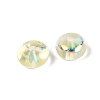 Baking Paint Electroplate Transparent Glass Beads EGLA-Q141-01B-A12-2