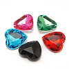 Imitation Taiwan Acrylic Rhinestone Cabochons GACR-A018-18x18mm-M-1