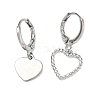 Alloy Leverback Earrings AL-CBA1D11-01P-2