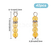 FINGERINSPIRE 40Pcs Natural Citrine Pendants G-FG0001-09-2