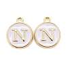 Golden Plated Alloy Charms ENAM-S118-01N-1