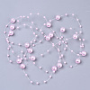 ABS Plastic Imitation Pearl Beaded Trim Garland Strand SACR-T354-01D-2