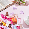50Pcs Baking Paint Opaque Acrylic Beads MACR-SP0002-17-7