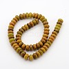 Natural Larderite Shoushan Tianhuang Stone Rondelle Bead Strands G-E252-25-8mm-2