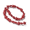 Synthetic Coral Dyed Carved Beads Strands CORA-K009-06A-03-4